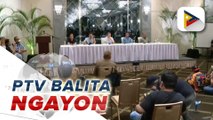 Patuloy pa rin ang joint press conference ng tatlong presidentiables na sina Manila Mayor Isko Moreno Domagoso, Sen. Ping Lacson, at dating Sec. Norberto Gonzales