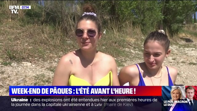 Week-end de Pâques: les Français profitent du soleil