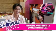 Kapuso Showbiz News: Jeff Moses, di nakasali sa 'All-Out Sundays' prod number dahil sa injury