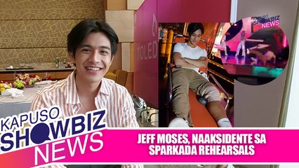 Kapuso Showbiz News: Jeff Moses, di nakasali sa 'All-Out Sundays' prod number dahil sa injury
