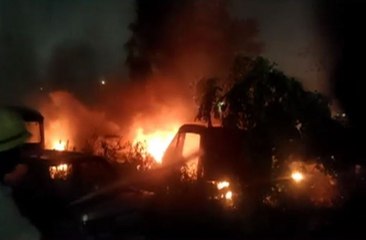 Ludhiana 'ਚ ਪੁਲਿਸ ਥਾਣੇ ਦੇ ਬਾਹਰ ਖੜ੍ਹੇ ਵਾਹਨਾਂ 'ਚ ਅਚਾਨਕ ਲੱਗੀ ਅੱਗ, ਰਿਕਵਰ ਕੀਤੇ ਵਾਹਨ ਸੜ੍ਹ ਕੇ ਸੁਆਹ