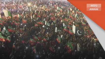 Politik Pakistan | Berpuluh ribu penyokong Imran Khan berhimpun