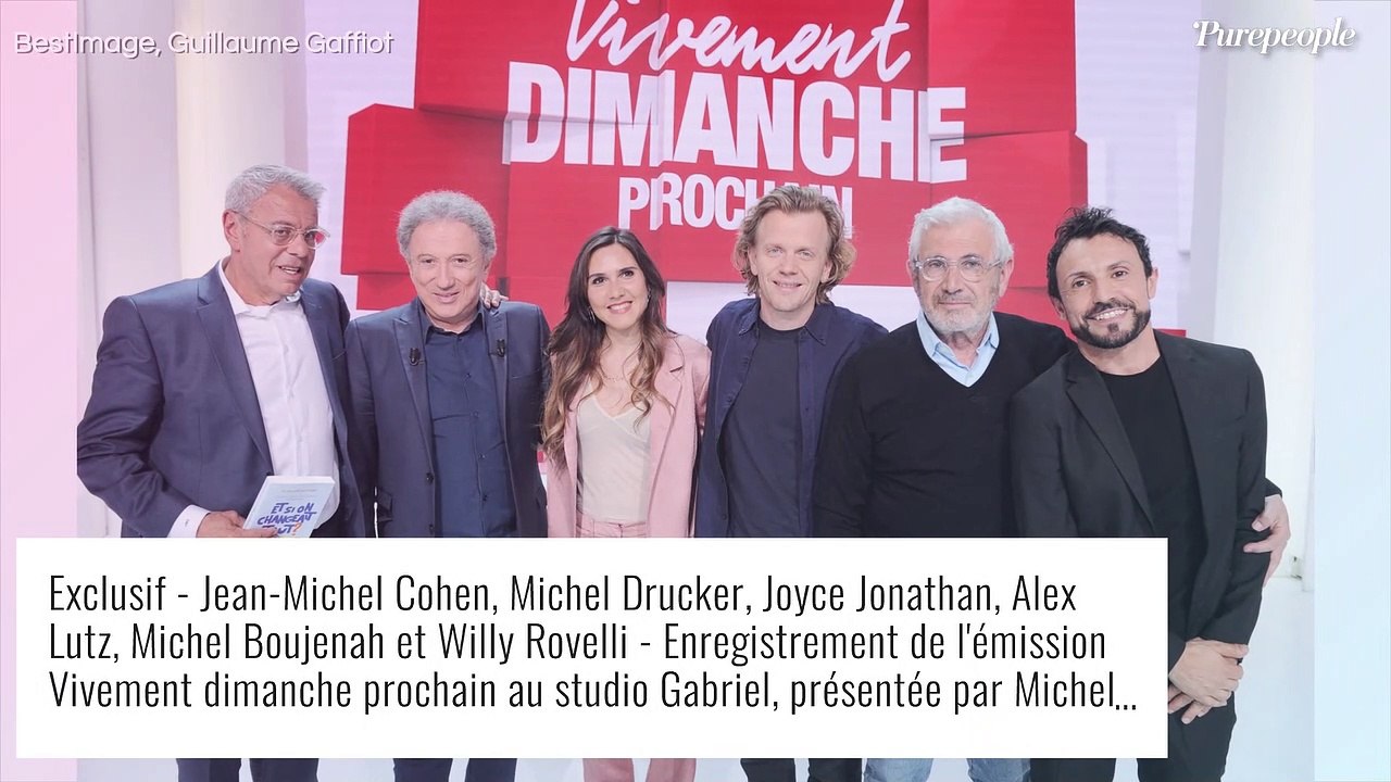 Vivement dimanche : Joyce Jonathan radieuse en total look rose face à Amir et Alex Lutz