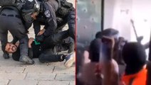 Fanatik Yahudilerden İsrail polisinin kontrolünde Mescid-i Aksa'ya baskın: 9 kişi yaralandı