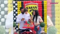 Fahriye Evcen ve Burak Özçivit’in oğlu Karan’ın doğum gününden eğlenceli anlar!