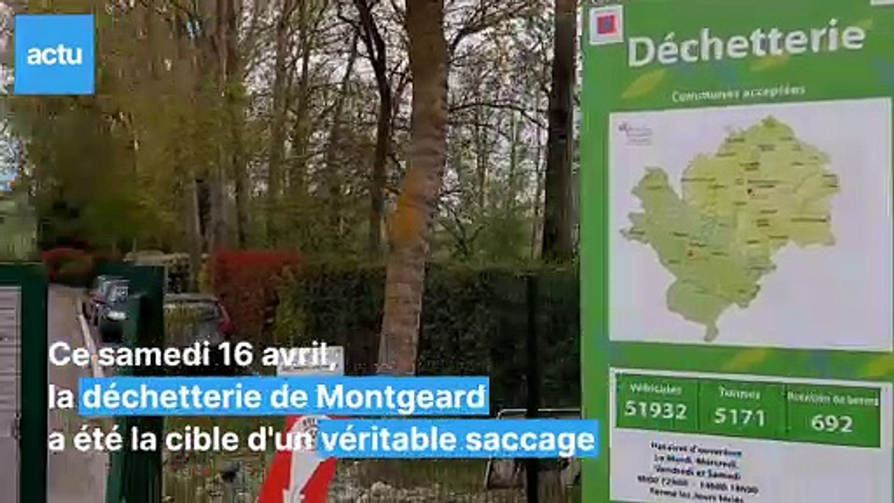Saccage de la déchetterie de Montgeard