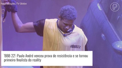 O primeiro finalista do 'BBB 22' está definido: PA vence prova de resistência e consola Arthur Aguiar