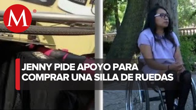 Jenny Bautista, joven en silla de ruedas que fue atropellada por camión de la CMDX