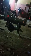 Dangerous but funny wedding dance