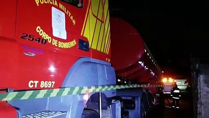 Tenente Willian Risardi fala sobre o trabalho dos militares ao apagar incêndio em resíduos hospitalares