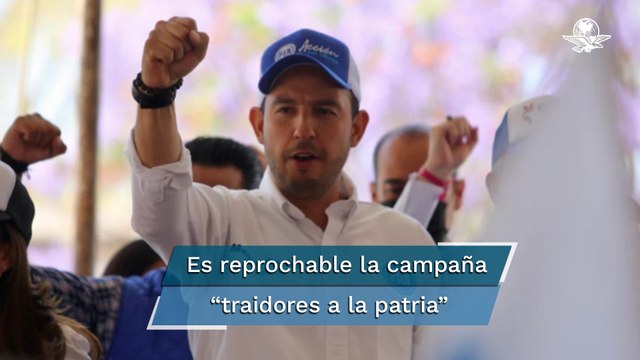 Yo no sé qué le debe Bartlett a AMLO : Marko Cortés reprocha campaña traidores a la patria