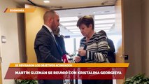Martín Guzmán se reunió con Kristalina Georgieva