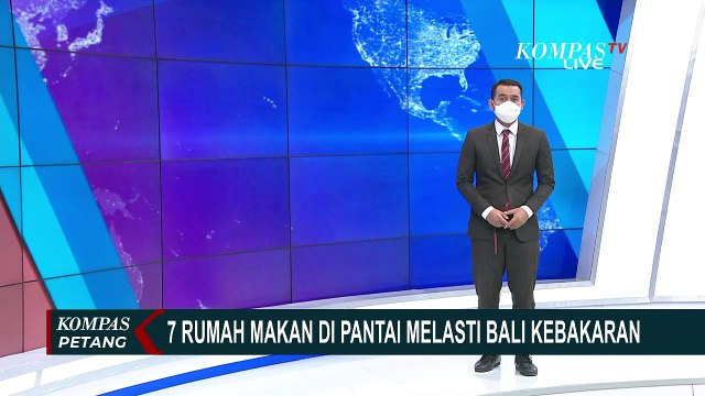 7 Rumah Makan di Pantai Melasti Bali Terbakar! Perlu 3 Unit Mobil Damkar untuk Padamkan Api