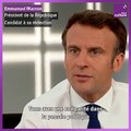 Emmanuel Macron et le vivre ensemble : 