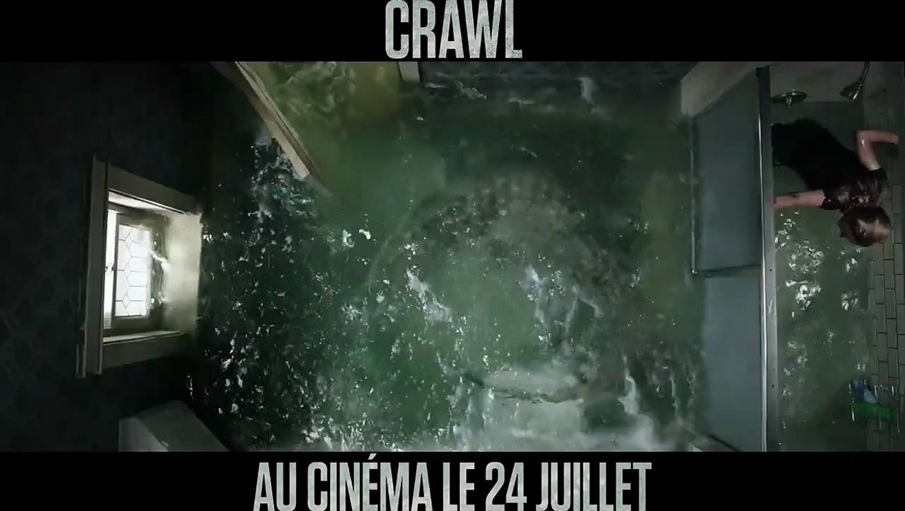 Crawl EXTRAIT VO "L'alligator attaque"