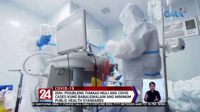 DOH: Posibleng tumaas muli ang COVID cases kung babalewalain ang minimum public health standards | 24 Oras Weekend