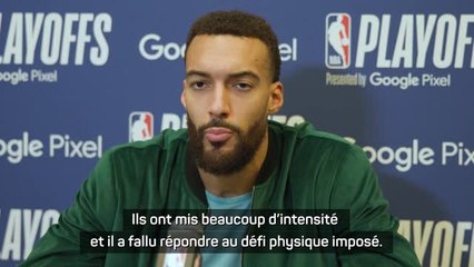 Jazz - Gobert : "J'ai aimé notre performance"