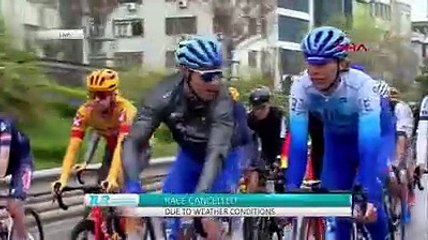 Cumhurbaşkanlığı Bisiklet Turu'nun final etabı iptal edildi