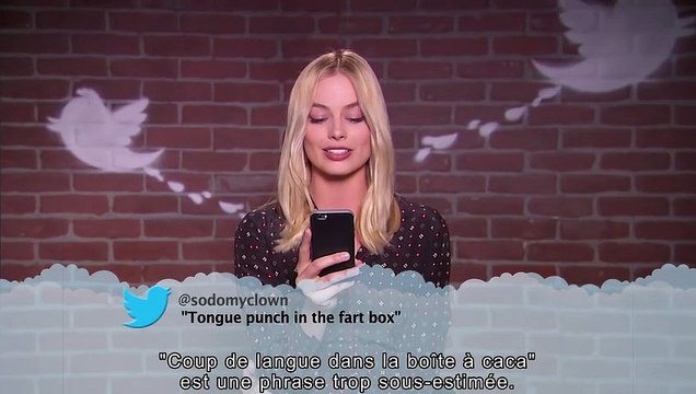 Les tweets méchants lus par Margot Robbie, Norman Reedus, Ryan Gosling, Zac Efron...