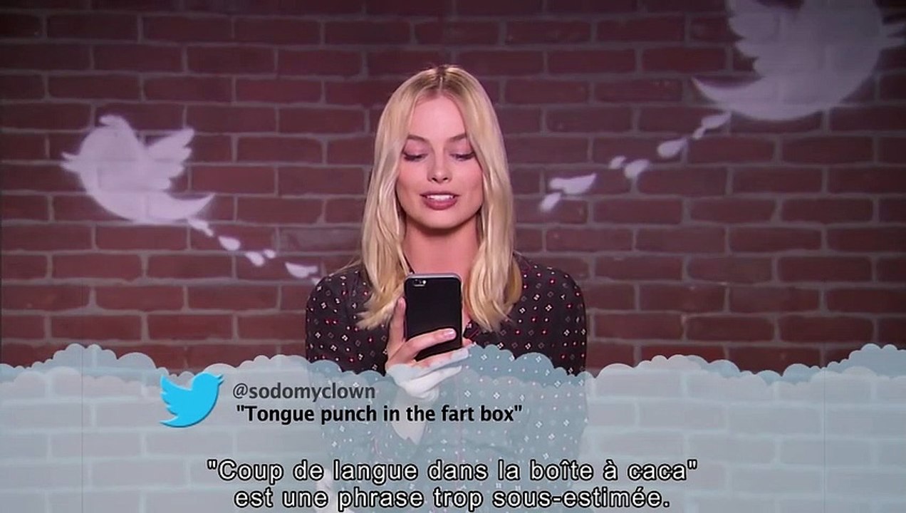 Les tweets méchants lus par Margot Robbie, Norman Reedus, Ryan Gosling, Zac Efron...