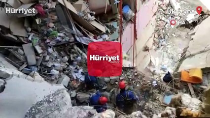 Borodyanka’da arama kurtarma çalışmaları devam ediyor