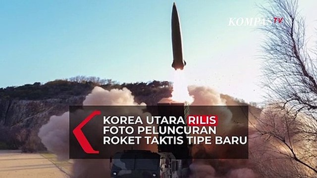 Korea Utara RIlis Foto Kim Jong Un Pantau Tes Rudal Berpanduan Taktis Tipe Baru