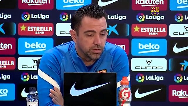 Rueda de prensa de Xavi previa al Barça-Cádiz / FCB