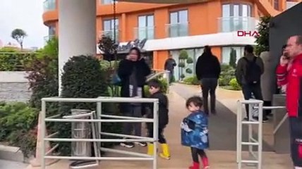 İstanbul'da 34 katlı binada yangın paniği