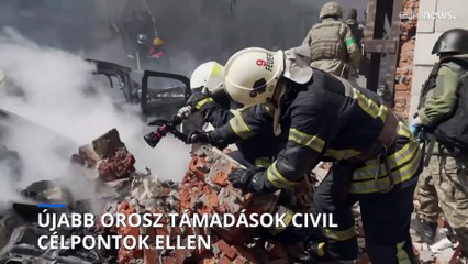 Újabb ukrán városokat  támadott az orosz haderő