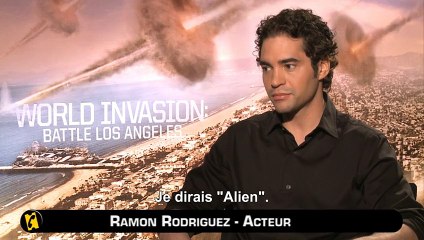 Aaron Eckhart, Michelle Rodriguez, Ramon Rodríguez Interview : World Invasion : Battle Los Angeles