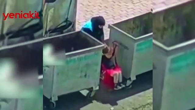 Anne her yerde anne! Duygulandıran görüntü