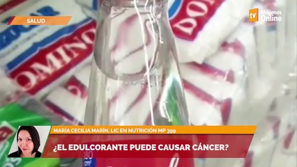 ¿El edulcorante puede causar cáncer ?