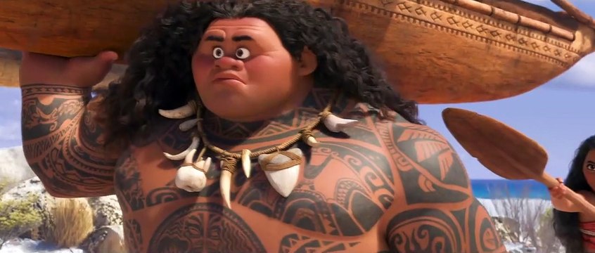 Vaiana, la légende du bout du monde - EXTRAIT VO Vaiana rencontre Maui