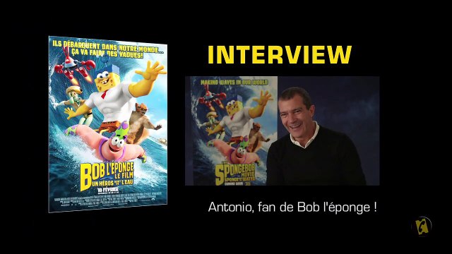 Antonio Banderas, fan de Bob l'éponge
