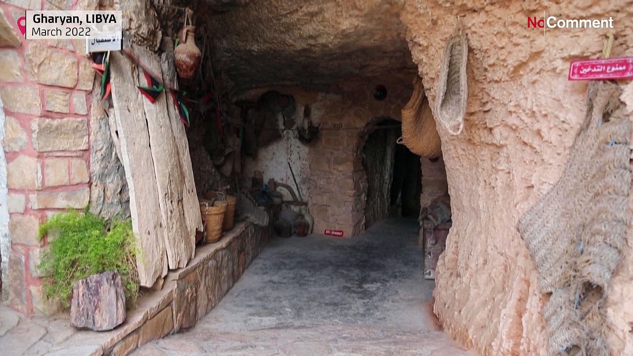 En Libye, les maisons troglodytes de Gharyan dans l'attente du retour des touristes
