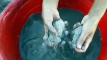 Crunchy Red Dirt Sand Cement Chunks Water Crumbles Cr: Eizi Mini ASMR❤