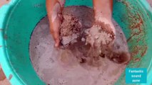 Crispy Gritty Sand Cement Chunks Water Crumble Cr: Fantastic Sound ASMR
