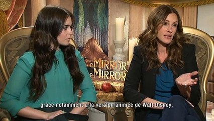 Download Video: Lily Collins, Armie Hammer, Julia Roberts Interview : Blanche Neige