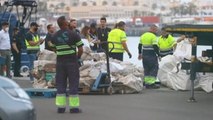 Cinco detenidos tras la incautación de cerca de tres toneladas de cocaína en un pesquero al sur de Canarias