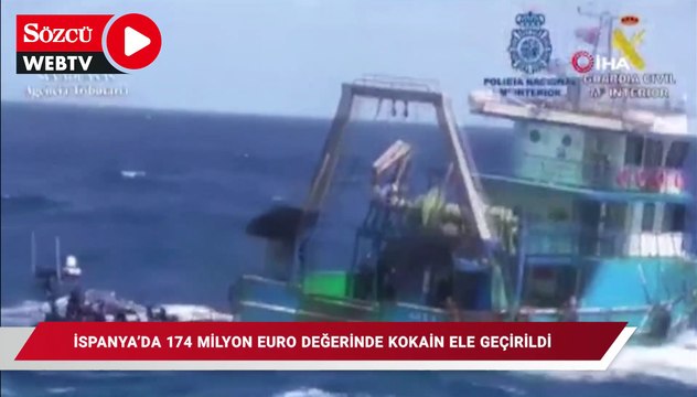 İspanya’da piyasa değeri 174 milyon euro olan 2 ton 900 kg kokain ele geçirildi