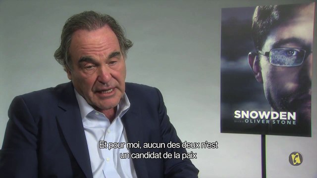 Oliver Stone parle de Donald Trump et des élections américaines