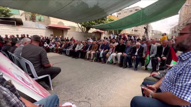 Filistin Esirler Günü dolayısıyla gösteri