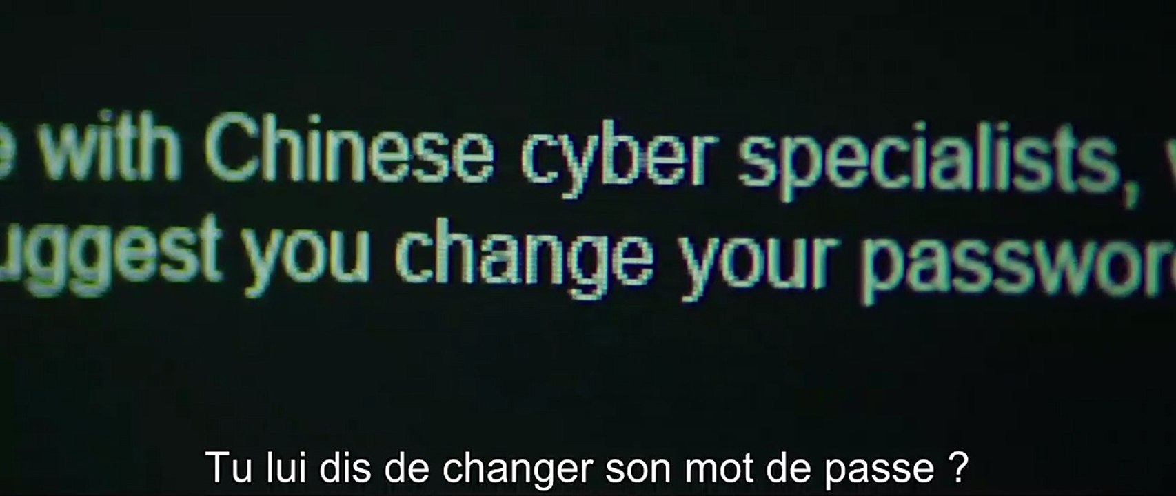 Hacker - EXTRAIT VOST "Mot de passe"