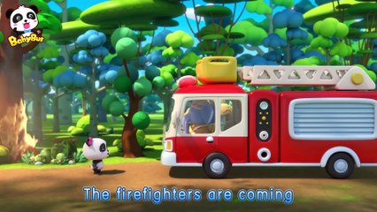 Baby Panda's Role Play | Fireman, Policeman | Fire Truck Rescue Team | BabyBus