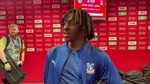 Eberechi Eze reacts to Crystal Palace's FA Cup semi final defeat to Chelsea