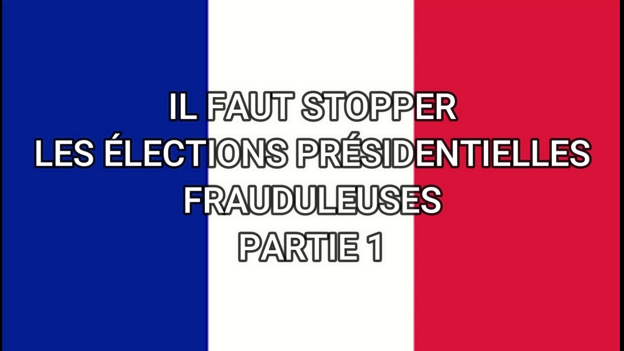 Interrompre les élections présidentielles 24 avril 2022 Partie 1