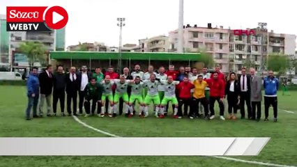 Futbol sahasında kahreden ölüm