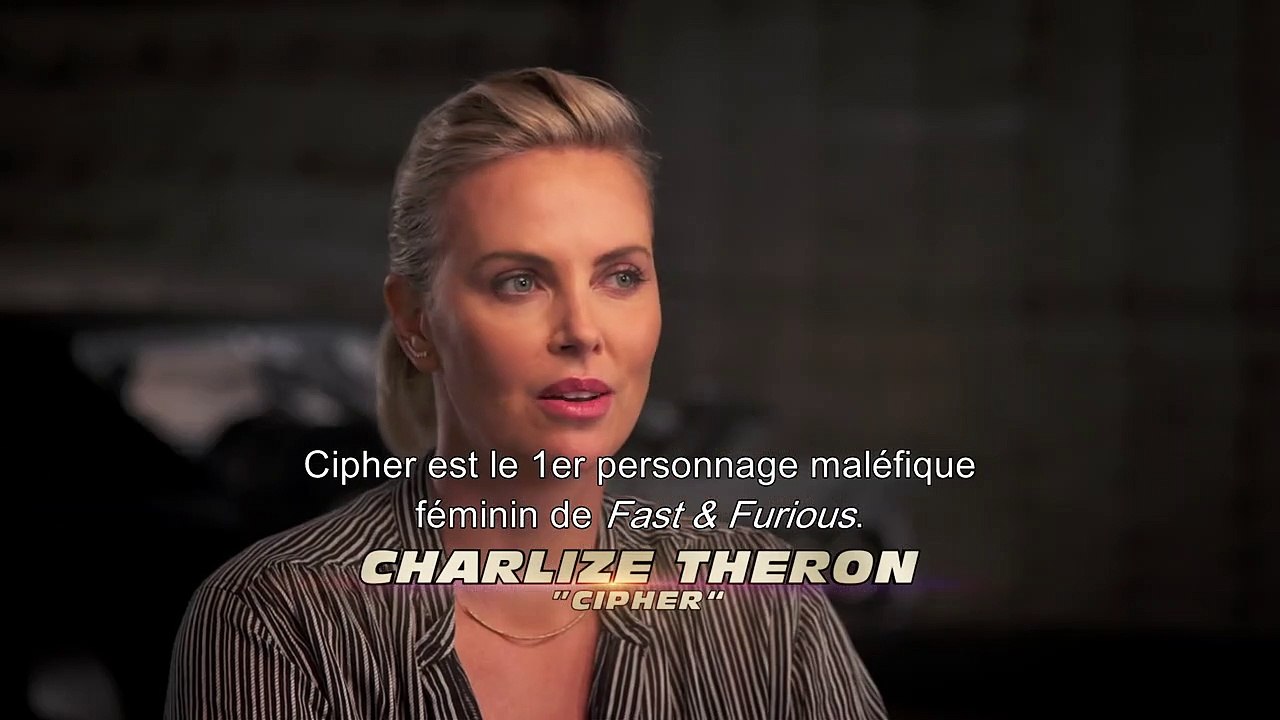 Fast & Furious 8 BONUS VO "Charlize Theron est Cipher"