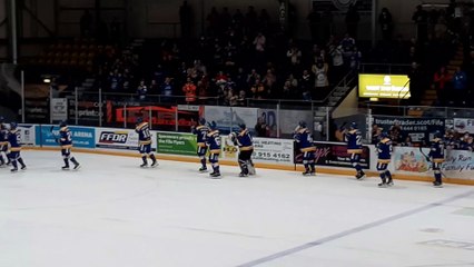 Fife Flyers farewell lap of ice pad