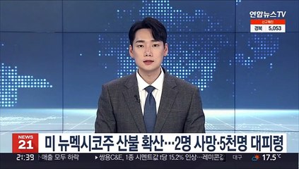 미 뉴멕시코주 산불 확산…2명 사망·5천명 대피령